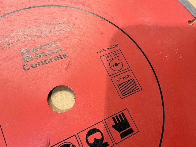 Zaagblad voor beton - afbeelding 2 van  2