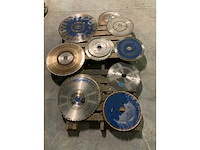 Zaagbladen totaal 11 stuks voor marmer/composiet/graniet/ceramiek - afbeelding 1 van  13