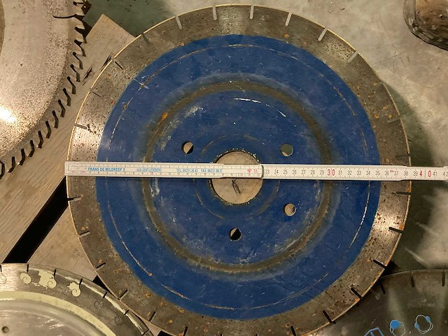 Zaagbladen totaal 11 stuks voor marmer/composiet/graniet/ceramiek - afbeelding 8 van  13