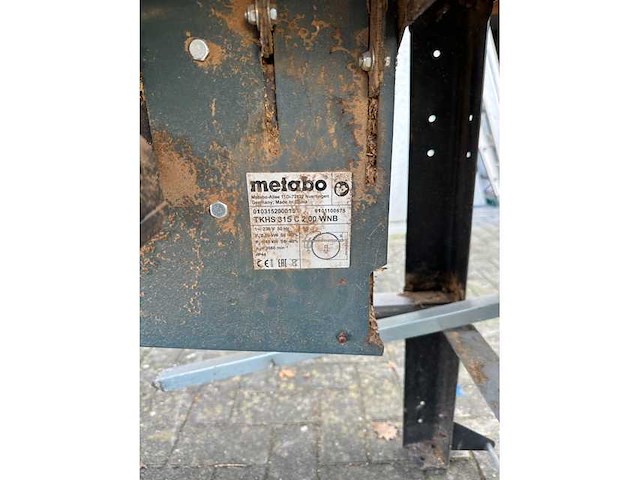 Zaagtafel metabo - sawing machine - afbeelding 2 van  3