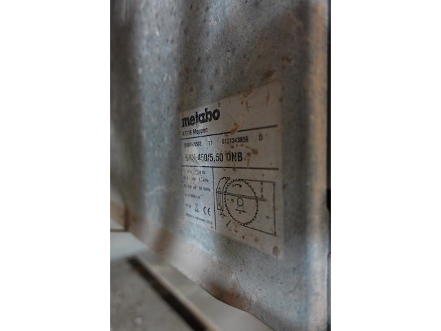 Zaagtafel metabo - afbeelding 2 van  4