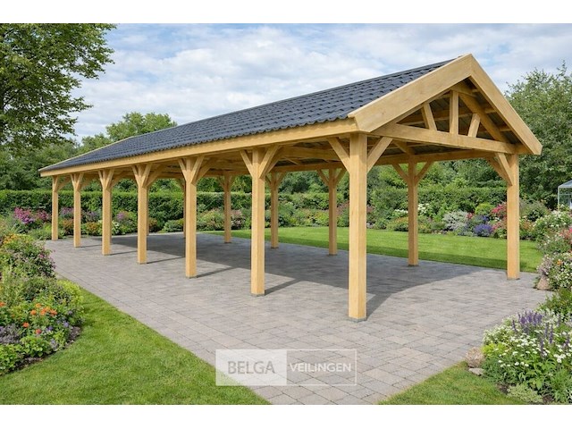 Zadeldak douglas 1220x400x325cm bxdxh in cm - afbeelding 1 van  9