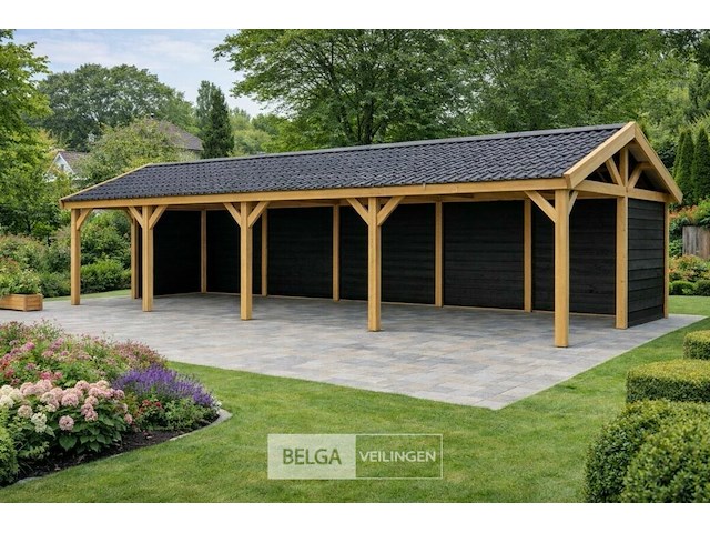 Zadeldak douglas 1220x400x325cm bxdxh in cm - afbeelding 1 van  7