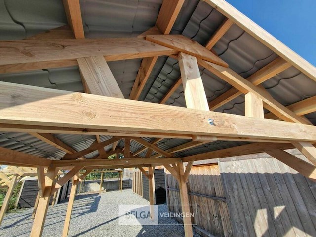 Zadeldak douglas 1220x400x325cm bxdxh in cm - afbeelding 8 van  9