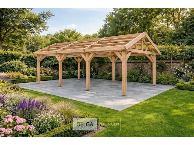 Zadeldak douglas 1550x400x325cm bxdxh in cm - afbeelding 1 van  6