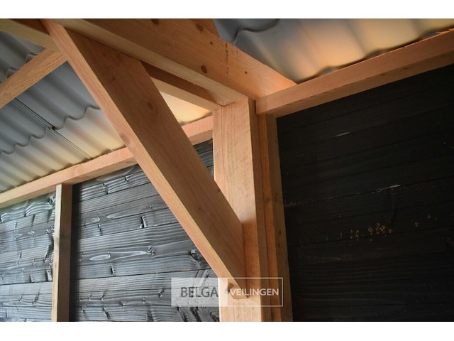 Zadeldak douglas 550x400x325cm bxdxh in cm garage - afbeelding 6 van  7