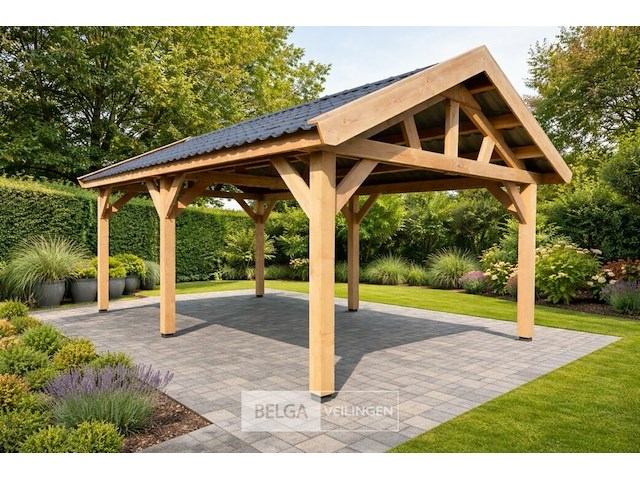 Zadeldak douglas 550x400x325cm bxdxh in cm - afbeelding 1 van  9