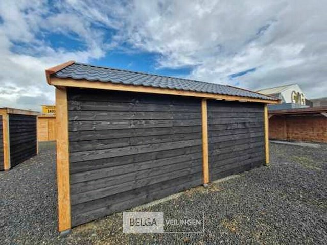 Zadeldak douglas 660x400x325cm bxdxh in cm garage - afbeelding 2 van  7