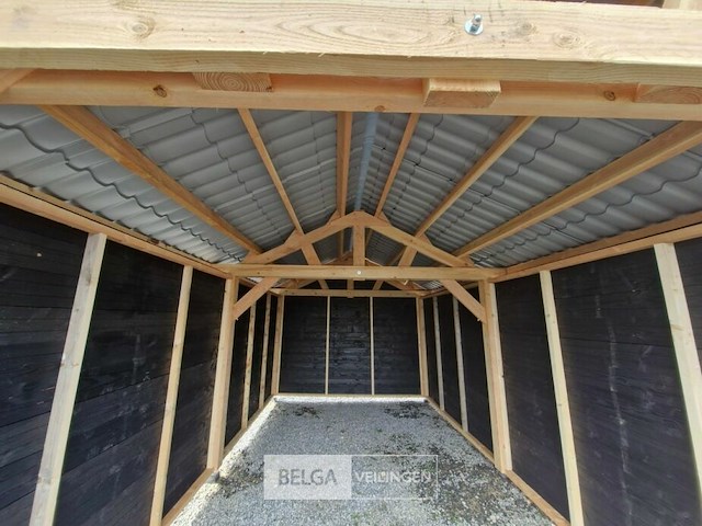 Zadeldak douglas 660x400x325cm bxdxh in cm garage - afbeelding 3 van  7