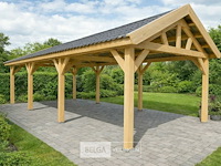 Zadeldak douglas 880x400x325cm bxdxh in cm