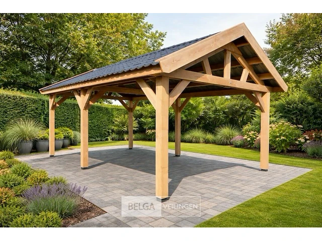 Zadeldak douglas, afm 550x400x325cm bxdxh in cm - afbeelding 1 van  9
