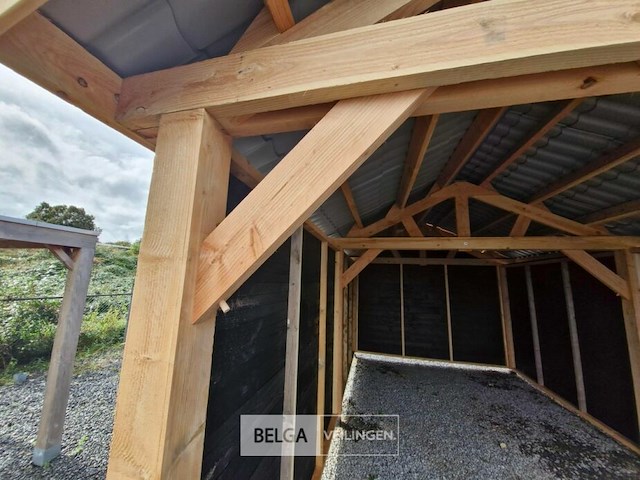 Zadeldak douglas, afm 660x400x325cm bxdxh in cm garage - afbeelding 4 van  7
