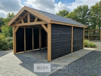 Zadeldak douglas, afm 660x400x325cm bxdxh in cm garage