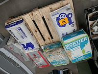 Zakken beton en mortel