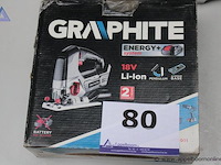 Zaklamp - graphite - 58g007 decoupeerzaag - graphite - 18v li-ion toebehoren - graphite - set van 12 frezen 57h210 - afbeelding 2 van  4