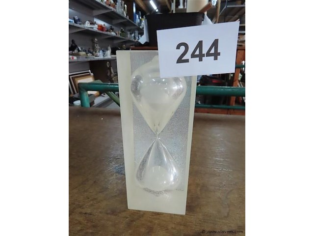 Zandloper in plexi - afbeelding 1 van  3