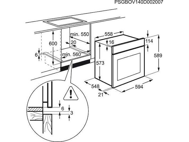 Zanussi - zob31471xk - magnetrons & ovens - afbeelding 4 van  4
