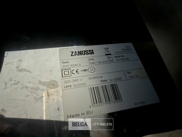 Zanussi dampkap rvs - afbeelding 5 van  5