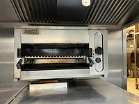 Zanussi gasgestookte rvs salamander