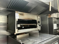 Zanussi gasgestookte rvs salamander - afbeelding 2 van  3