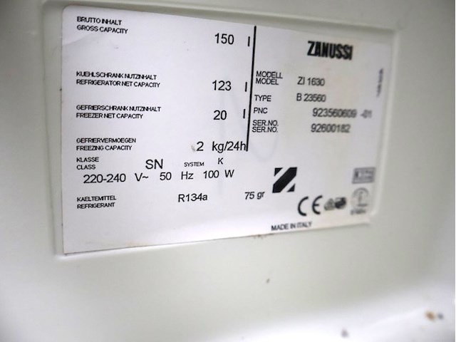 Zanussi inbouwkoelkast - afbeelding 4 van  6