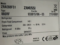 Zanussi koelkast, 89cm hoog - afbeelding 6 van  7
