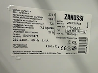 Zanussi koel/vrieskast, 178 cm hoog - afbeelding 9 van  9