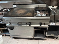 Zanussi rvs 4-pits gasfornuis