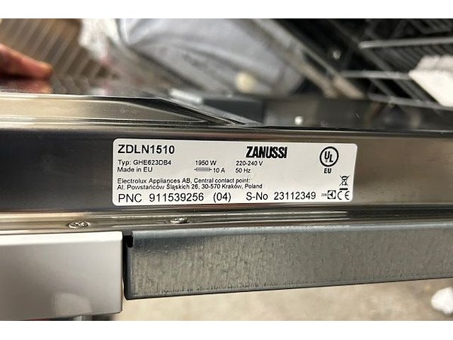 Zanussi vaatwas + bestekmand - afbeelding 2 van  10