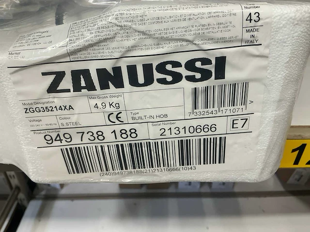 Zanussi zgg35214xa elektrische kookplaat - afbeelding 4 van  4