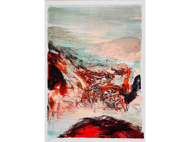 Zao wou ki - canto pisan - kleurenets - afbeelding 2 van  7