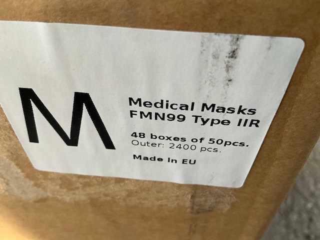 Zarena ad type iir wegwerp mondmasker (4800x) - afbeelding 5 van  5