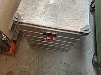 Zarges kiste-3e transportkist / metaal dat niet uit het leger komt - afbeelding 4 van  5