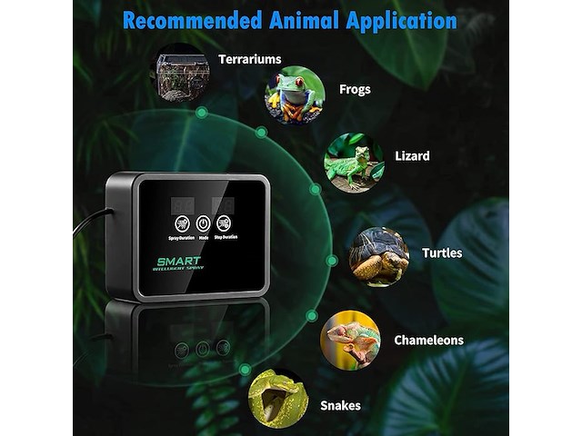 Zcvtbye intelligent reptile misting system - afbeelding 3 van  7