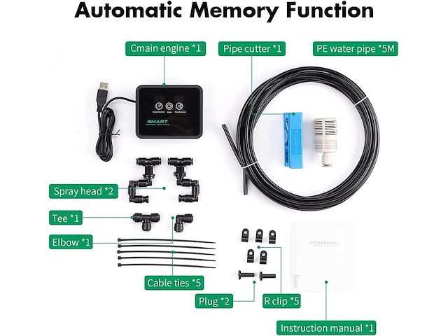 Zcvtbye intelligent reptile misting system - afbeelding 5 van  7