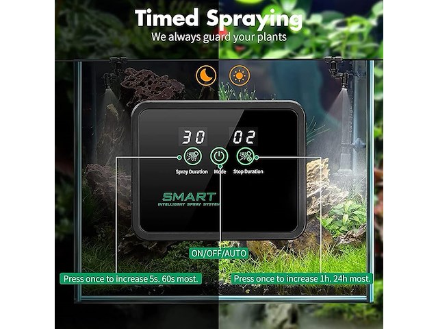 Zcvtbye intelligent reptile misting system - afbeelding 6 van  7