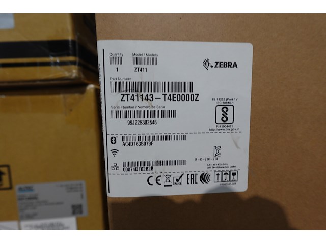 Zebra barcode printer - afbeelding 3 van  3