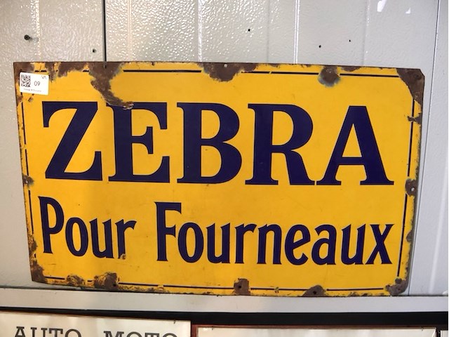 Zebra emaille - afbeelding 1 van  4