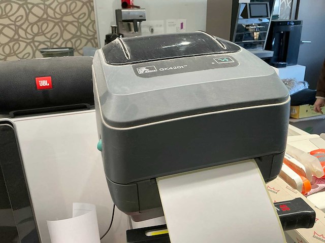 Zebra gk420t labelprinter - afbeelding 3 van  5