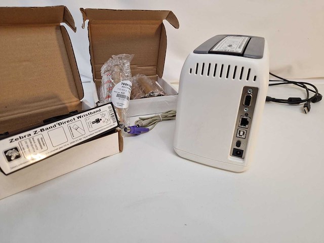 Zebra hc100 - imprimante bracelets médicaux - inventaire hospitalier divers - afbeelding 3 van  3