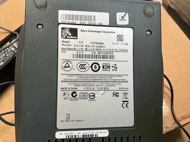 Zebra labelprinters en handscanners (3x) - afbeelding 10 van  18