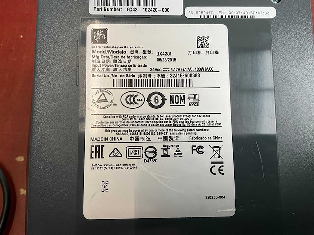 Zebra labelprinters en handscanners (3x) - afbeelding 10 van  16