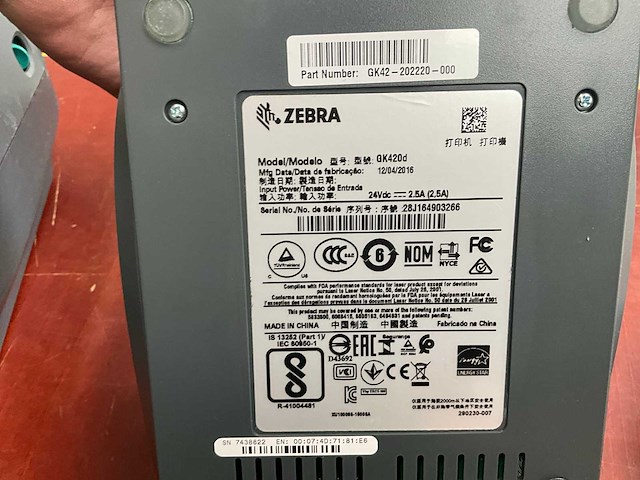 Zebra labelprinters en handscanners (3x) - afbeelding 14 van  16