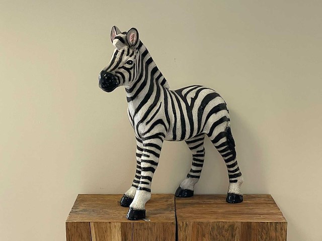 Zebra naturel h70cm x l60cm - afbeelding 1 van  2