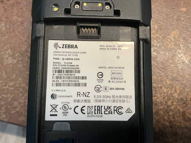 Zebra tc210k handscanner - afbeelding 3 van  3