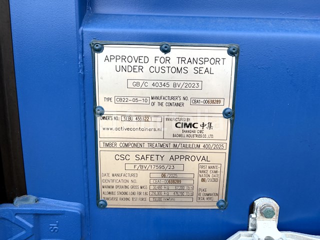 Zee container cimc - afbeelding 2 van  14