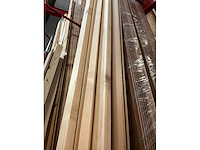 Zeer grote partij diverse houten latten, balken en panelen - afbeelding 29 van  32