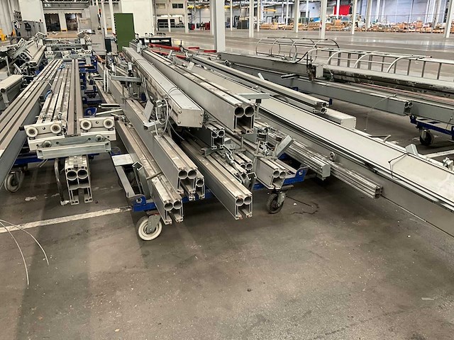 Zeer grote partij diverse rollyx alu railsystemen/lijnen (55x) - afbeelding 6 van  29