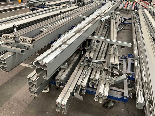 Zeer grote partij diverse rollyx alu railsystemen/lijnen (55x) - afbeelding 15 van  29