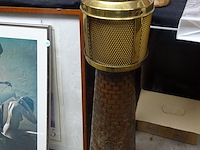 Zeer grote phare lamp met retatieve vlam effect, faro, hoogte 92cm - afbeelding 1 van  2
